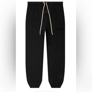 NWOT Essentials Jet Black Joggers